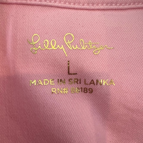 Lilly Pulitzer Pink Laylani Denim Jacket - Picture 2 of 4